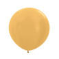 Ballons ronds 24" (60cm) or métallique (Metallic Gold 570) – 3 Pcs