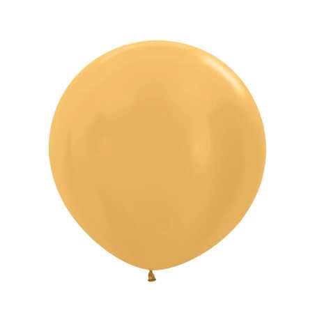 Round balloons 24inch (60cm) - Metallic Gold - 570 R24570 Sempertex France