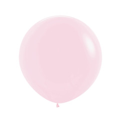 Round balloons 24inch (60cm) - Pastel Matte Pink - 609 R24609 Sempertex France