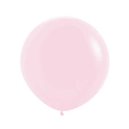 Round balloons 24inch (60cm) - Pastel Matte Pink - 609 R24609 Sempertex France