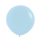 Round balloons 24" (60cm) pastel matte blue (Pastel Matte Blue 640) – 3 Pcs Round balloons 24" (60cm) pastel matte blue (Pastel Matte Blue 640) – 3 Pcs