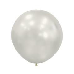 Ballons ronds 24inch (60cm) - Silk Oyster White - 806 R24806 Sempertex France
