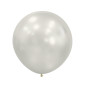 Ballons ronds 24" (60cm) blanc nacré soyeux (Silk Oyster White 806) – 3 Pcs