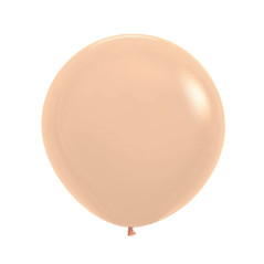 Ballons ronds 24inch (60cm) -  Pastel Matte Malibu Peach - 660 R24660 Sempertex France