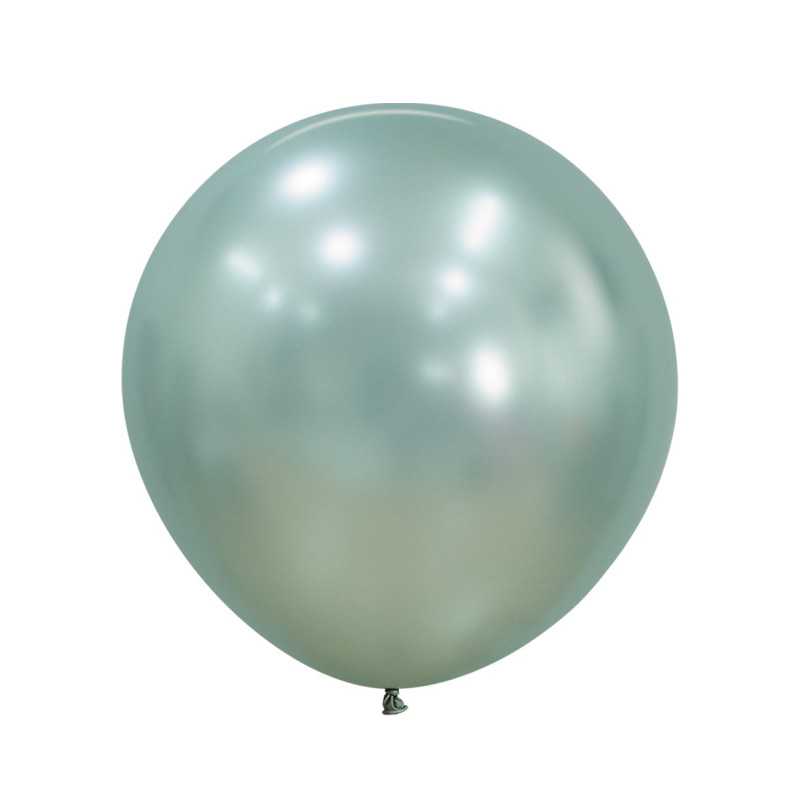 Ballons ronds 24" (60cm) vert menthe soyeux (Silk Cool Mint 826) – 3 Pcs