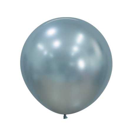 Round balloons 24inch (60cm) - Silk Arctic Blue - 839 R24839 Sempertex France