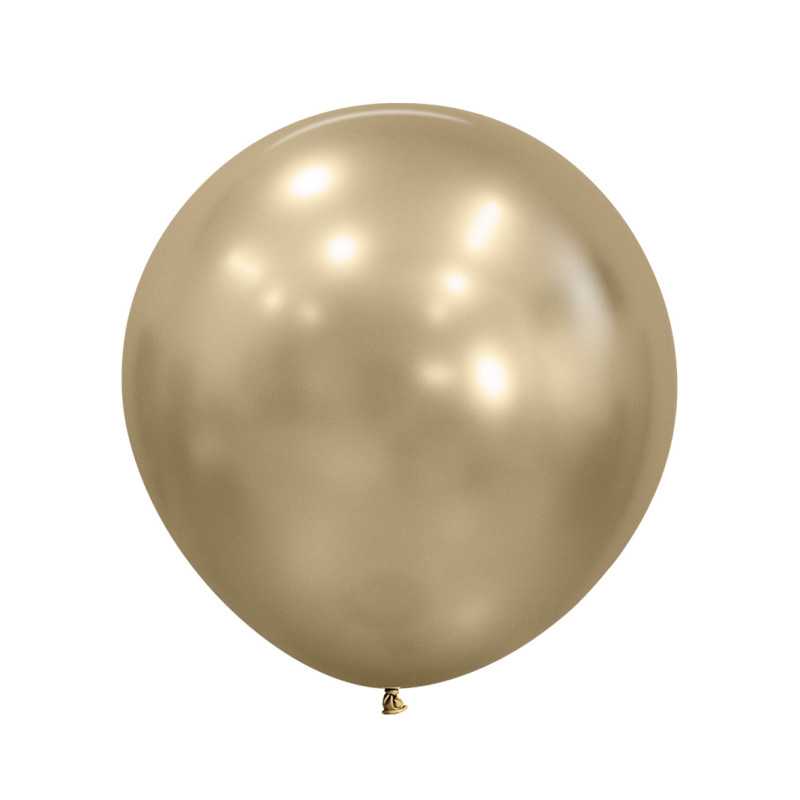 Ballons ronds 24" (60cm) or clair soyeux (Silk Gold Dust 870) – 3 Pcs Ballons ronds 24" (60cm) or clair soyeux (Silk Gold Dust 870) – 3 Pcs
