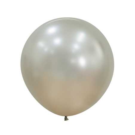 Round balloons 24inch (60cm) - Silk Cream Pearl - 873 R24873 Sempertex France