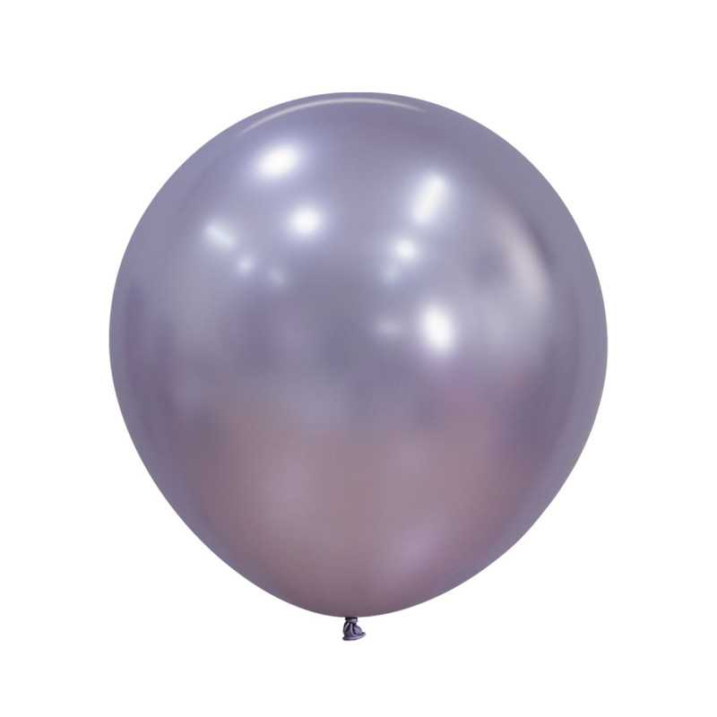 Round balloons 24" (60cm) silky lilac (Silk Light Amethyst 850) – 3 Pcs Round balloons 24" (60cm) silky lilac (Silk Light Amethyst 850) – 3 Pcs