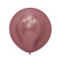 Round balloons 24" (60cm) chrome pink (Reflex Pink 909) – 3 Pcs Round balloons 24" (60cm) chrome pink (Reflex Pink 909) – 3 Pcs