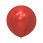Ballons ronds 24" (60cm) rouge chromé (Reflex Red 915) – 3 Pcs
