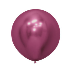 Round balloons 24inch (60cm) - Reflex - Fuchsia - 912 R24912 Sempertex France