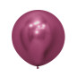 Round balloons 24" (60cm) chrome fuchsia (Reflex Fuchsia 912) – 3 Pcs Round balloons 24" (60cm) chrome fuchsia (Reflex Fuchsia 912) – 3 Pcs