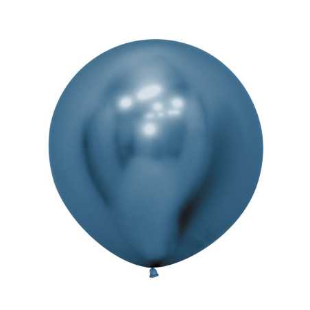 Round balloons 24inch (60cm) - Reflex - Blue - 940 R24940 Sempertex France