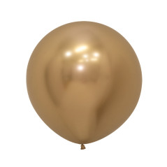 Ballons ronds 24inch (60cm) -  Reflex - Gold - 970 R24970 Sempertex France