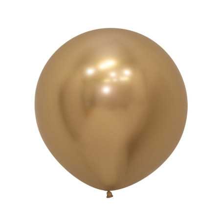 Ballons ronds 24inch (60cm) -  Reflex - Gold - 970 R24970 Sempertex France