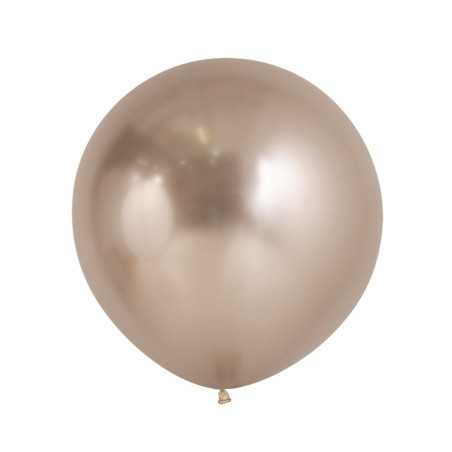 Round balloons 24inch (60cm) - Reflex - Champagne - 971 R24971 Sempertex France