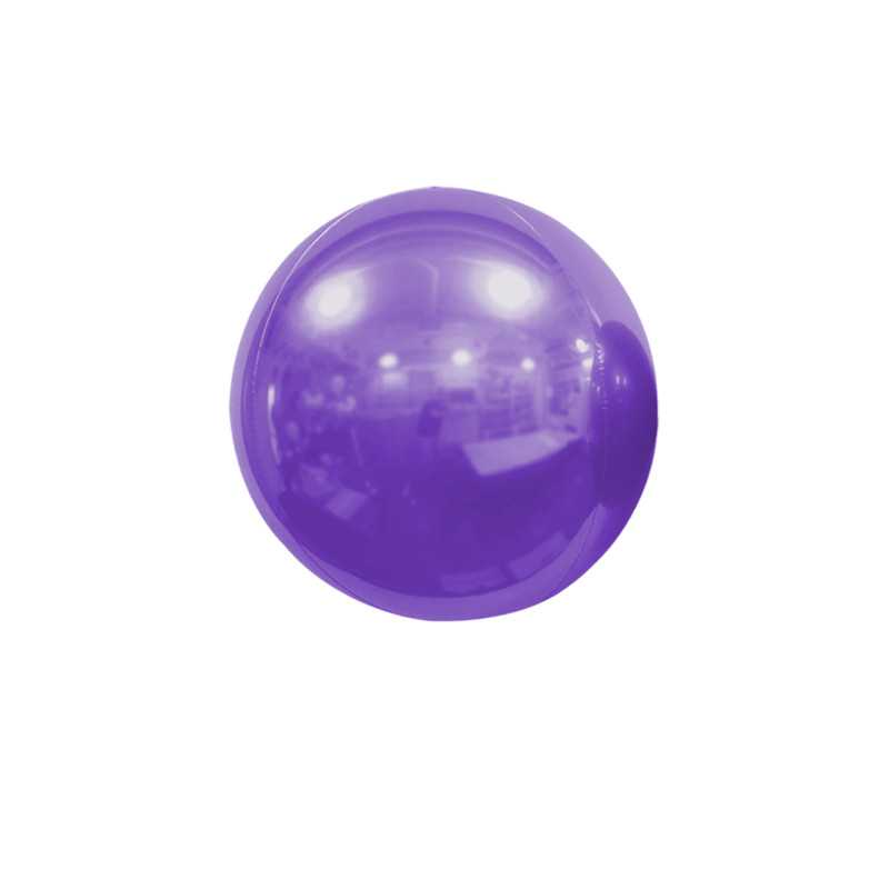 Mirror Globe Balloon 16" (40cm) Purple