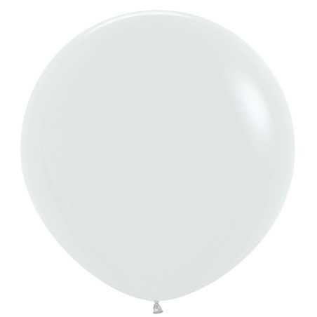 Round balloons 36inch (90cm) - White - 005 R36005 Sempertex France