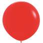 Round balloons 36" (90cm) red (Red 015) – 2 Pcs