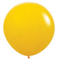 Round balloons 36" (90cm) honey yellow (Honey Yellow 021) – 2 Pcs