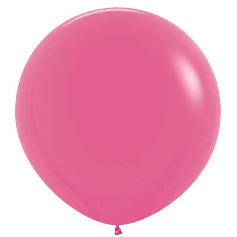 Ballons ronds 36" (90cm) fuchsia (Fuchsia 012) – 2 Pcs