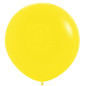 Round balloons 36" (90cm) yellow (Yellow 020) – 2 Pcs