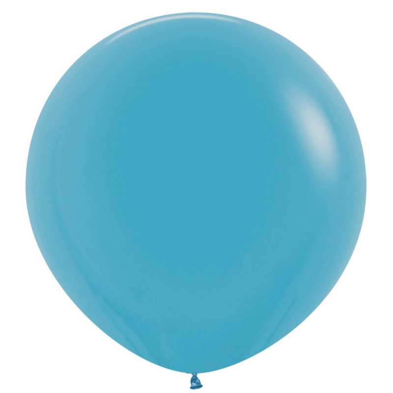 Round balloons 36" (90cm) blue (Blue 040) – 2 Pcs