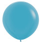 Ballons ronds 36" (90cm) bleu (Blue 040) – 2 Pcs
