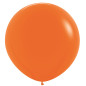 Round balloons 36" (90cm) orange (Orange 061) – 2 Pcs