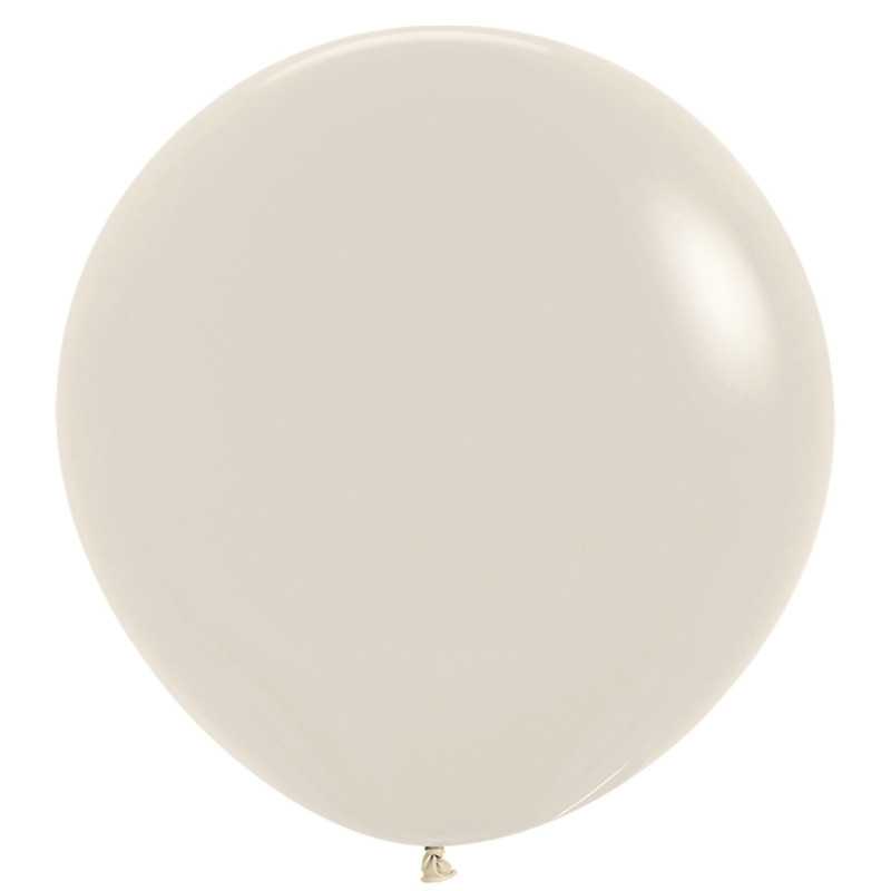 Ballons ronds 36" (90cm) crème (Pastel Dusk Cream 107) – 2 Pcs