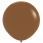 Round balloons 36" (90cm) coffee (Coffee 074) – 2 Pcs
