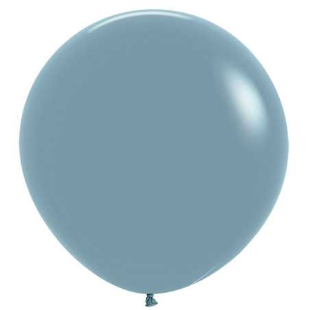 Round balloons 36 inch (90cm) Pastel Dusk Blue - 140 - 2 Pcs - Sempertex France