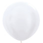 Round balloons 36" (90cm) pearl white (Pearl White 405) – 2 Pcs