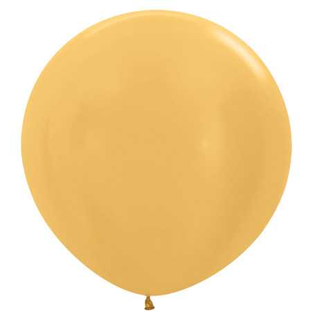 Round balloons 36inch (90cm) - Metallic Gold - 570 R36570 Sempertex France