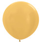 Ballons ronds 36" (90cm) or métallique (Metallic Gold 570) – 2 Pcs