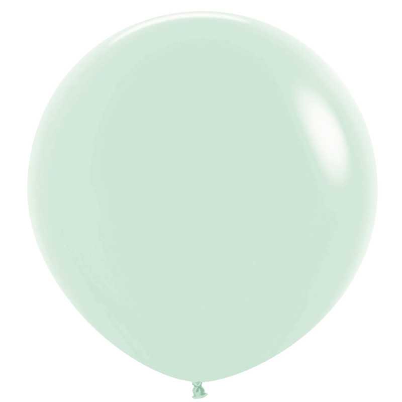 Round balloons 36" (90cm) pastel matte green (Pastel Matte Green 630) – 2 Pcs Round balloons 36" (90cm) pastel matte green (Pastel Matte Green 630) – 2 Pcs
