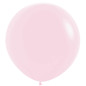 Round balloons 36" (90cm) pastel matte pink (Pastel Matte Pink 609) – 2 Pcs Round balloons 36" (90cm) pastel matte pink (Pastel Matte Pink 609) – 2 Pcs