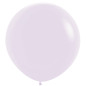 Ballons ronds 36" (90cm) lilas pastel mat (Pastel Matte Lilac 650) – 2 Pcs
