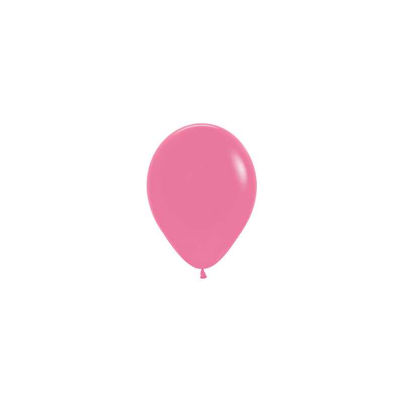 Ballons ronds 5" (12cm) rose (Rose 011) – 50 Pcs