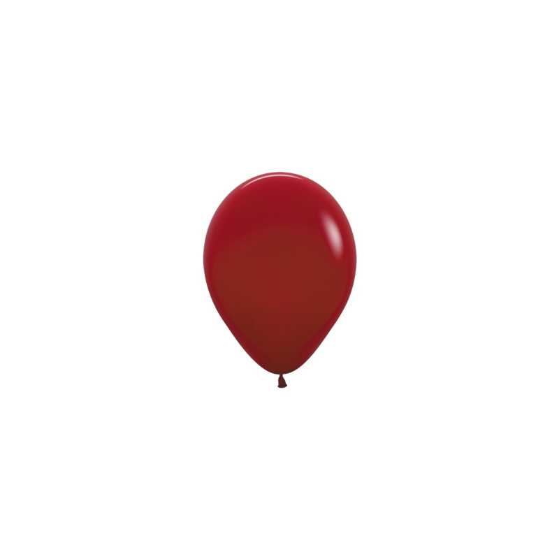Ballons ronds 5" (12cm) rouge impérial (Imperial Red 016) – 50 Pcs