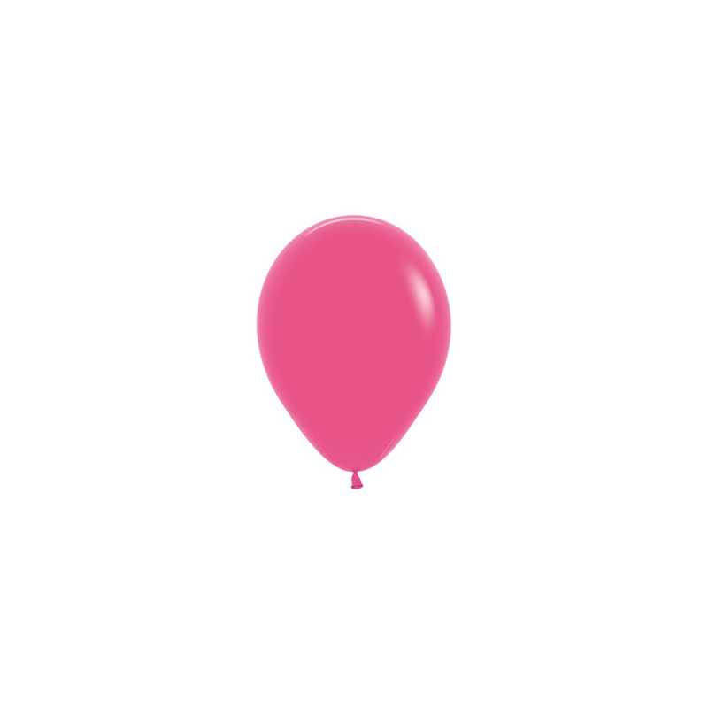 Ballons ronds 5" (12cm) fuchsia (Fuchsia 012) – 50 Pcs