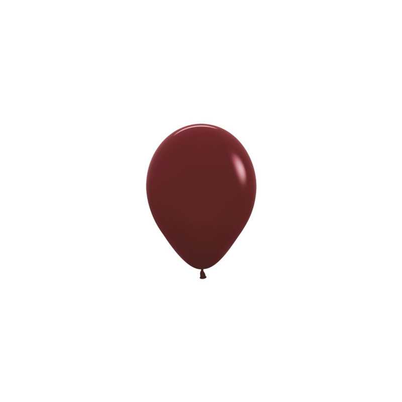Round balloons 5" (12cm) merlot (Merlot 018) – 50 Pcs