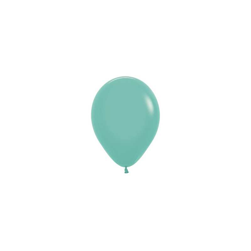Round balloons 5" (12cm) aquamarine (Aquamarina 037) – 50 Pcs
