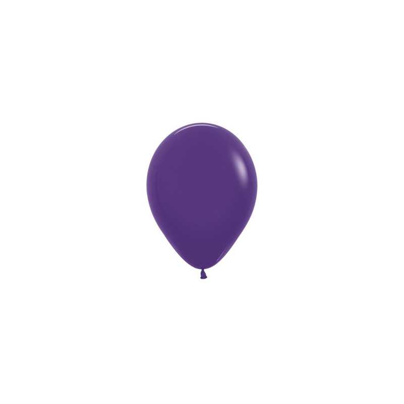Round balloons 5" (12cm) purple (Violet 051) – 50 Pcs