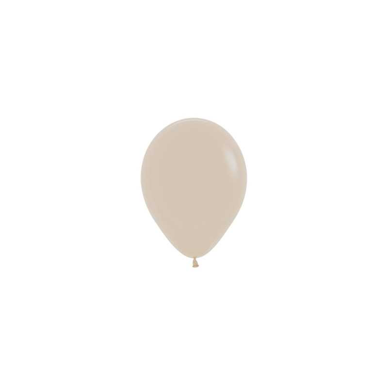 Round balloons 5" (12cm) sand (White Sand 071) – 50 Pcs Round balloons 5" (12cm) sand (White Sand 071) – 50 Pcs