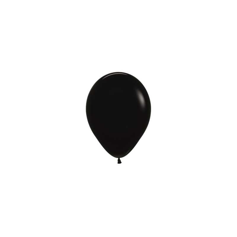 Round balloons 5" (12cm) black (Black 080) – 50 Pcs