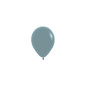 Ballons ronds 5" (12cm) bleu pastel grisé (Pastel Dusk Blue 140) – 50 Pcs