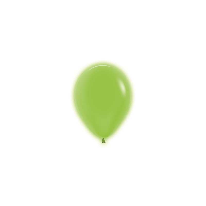 Ballons ronds 5" (12cm) vert néon (Neon Green 230) – 50 Pcs