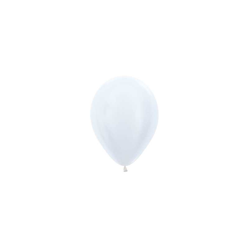 Round balloons 5" (12cm) pearl white (Pearl White 405) – 50 Pcs Round balloons 5" (12cm) pearl white (Pearl White 405) – 50 Pcs